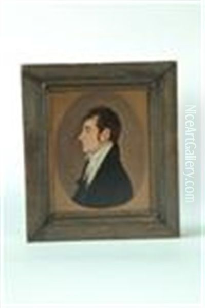 Portrait Of A Young Man Oil Painting by Jacob Eichholtz