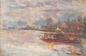 Dampfer Auf Der Ausenalster