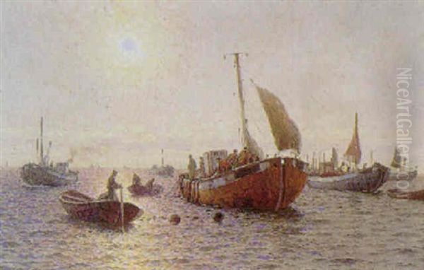 Der Samles Drivtommer Oil Painting by Emil Gotthard Ekman