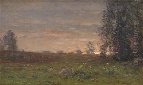 Gryning Oil Painting by Per Ekstroem