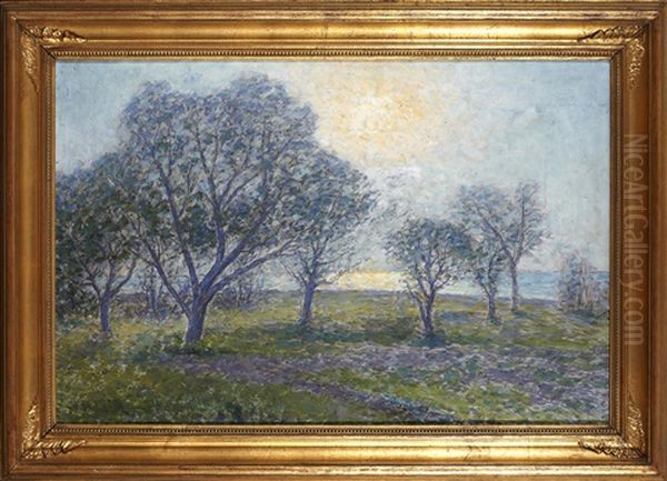 Solbelysta Trad Oil Painting by Per Ekstroem