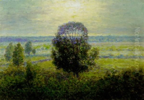 Utsikt Fran Mysingen Oil Painting by Per Ekstroem