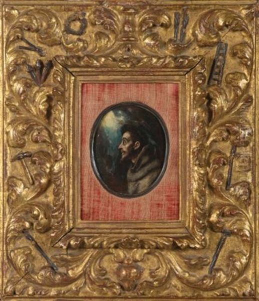 Saint Francois Oil Painting by  El Greco