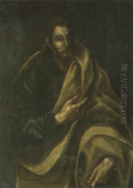 Saint Peter Oil Painting by  El Greco