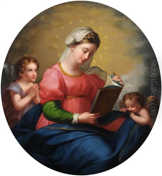 Maria Empfangnis Oil Painting by Maria Ellenrieder