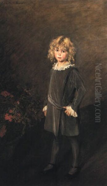 Portrait Of Julie Gillespie Oil Painting by Lydia Field Emmet