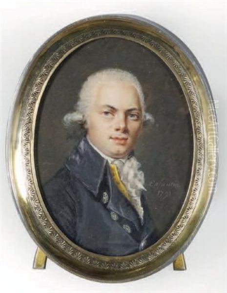 Portrait D'homme De Qualite Oil Painting by Barthelemy Enfantin