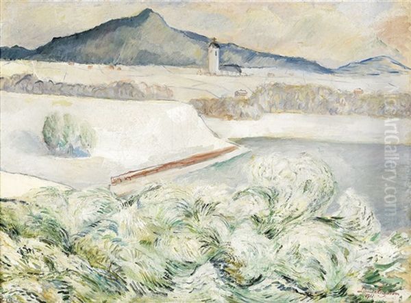 Ragunda By Oil Painting by Leander Engstroem the Elder