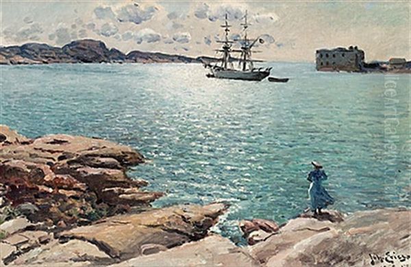 Sommar, Marstrand Oil Painting by Johan Ericson