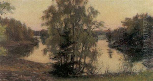 Afton, Albysjon Oil Painting by Prince (Napoleon Nicolaus) Eugen