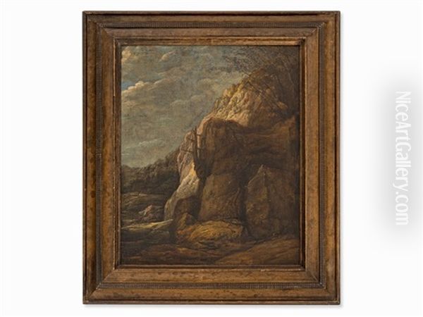 Norwegian Landscape Oil Painting by Allaert van Everdingen
