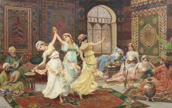In The Harem Oil Painting by Fabio Fabbi