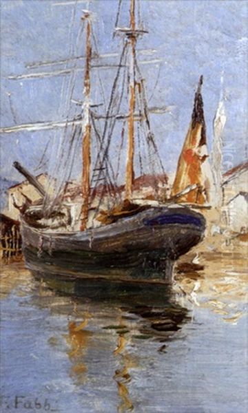 Veliero Oil Painting by Fabio Fabbi