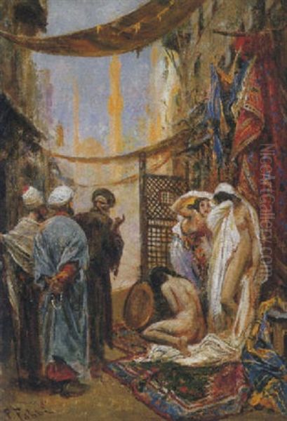 Il Mercato Delle Schiave Oil Painting by Fabio Fabbi