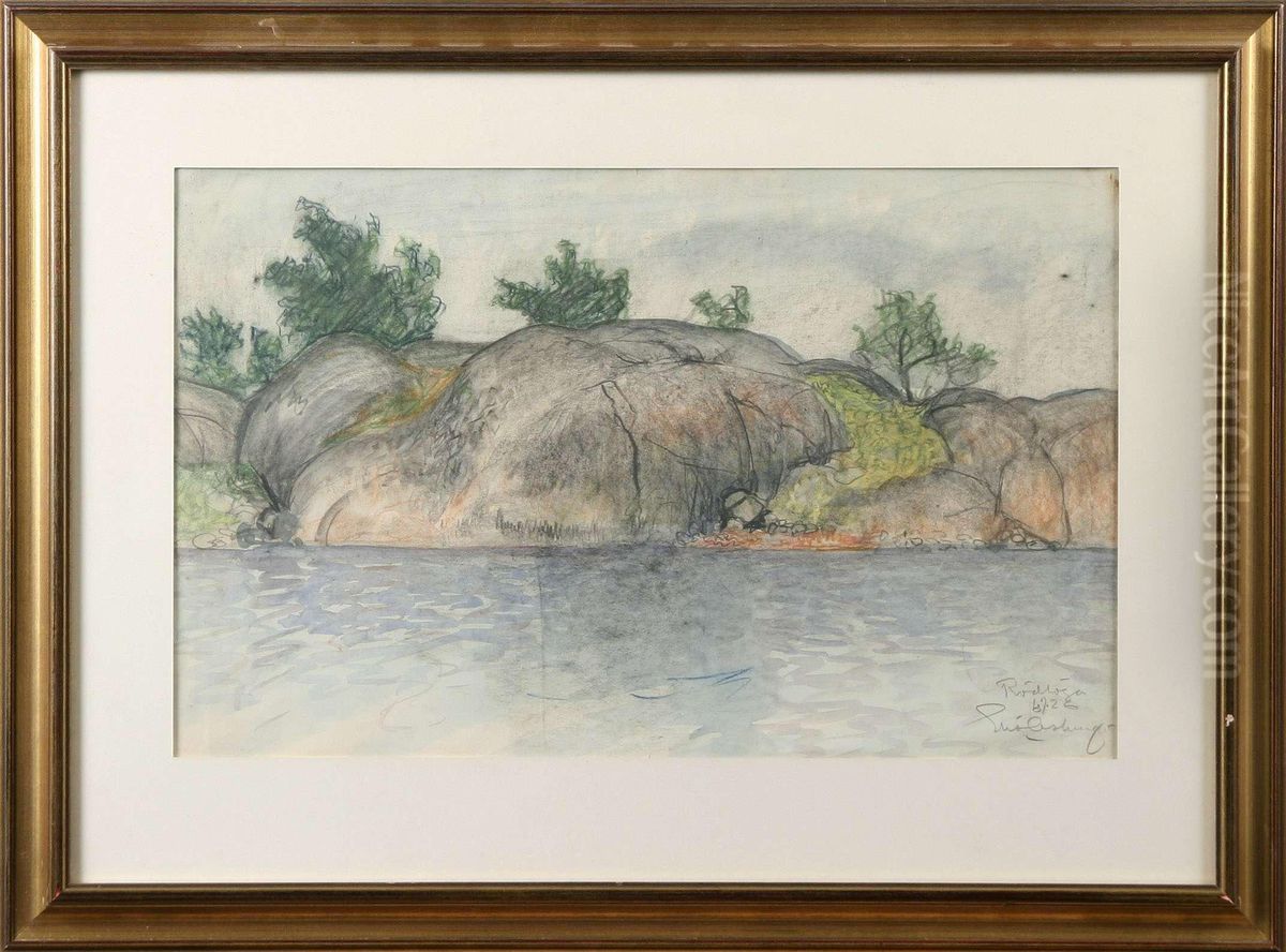 Rodloga Oil Painting by Johan Elias, Elis Aslund