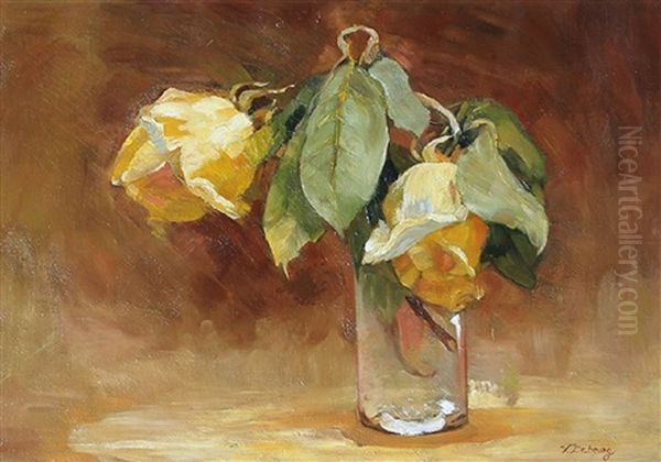 Les Trois Baigneuses Oil Painting by Victoria Dubourg