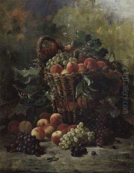 Fruchtestilleben Oil Painting by Victoria Dubourg