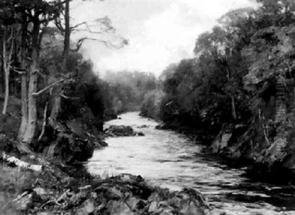 The Findhorn Oil Painting by David Farquharson