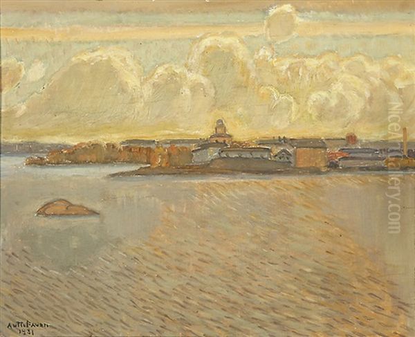 Sveaborg Outside Helsinki Oil Painting by Antti Faven