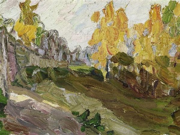 Landschaft Oil Painting by Nicolai Ivanovich Fechin
