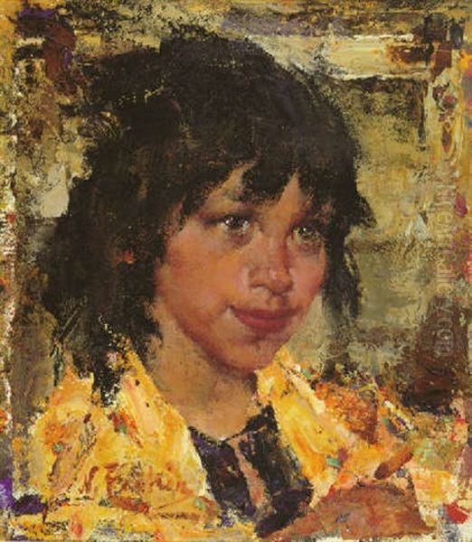 Consuelo Oil Painting by Nicolai Ivanovich Fechin