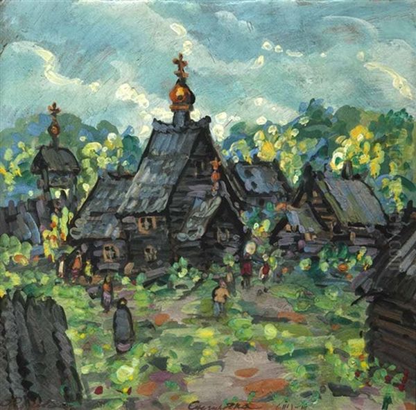 Schneeflockchen Oil Painting by Fedor Fedorovich Fedorovsky