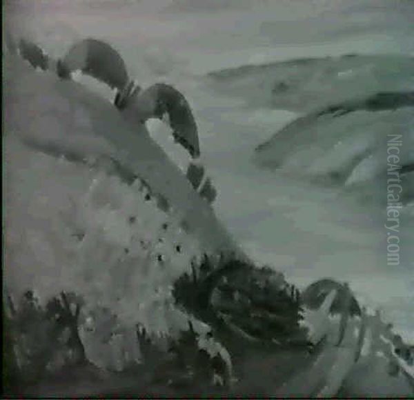 Progetto Per La Scenografia Del Placido Don Oil Painting by Fedor Fedorovich Fedorovsky