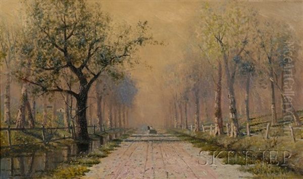 Cart Ride Home Oil Painting by Karl Eugene Felix