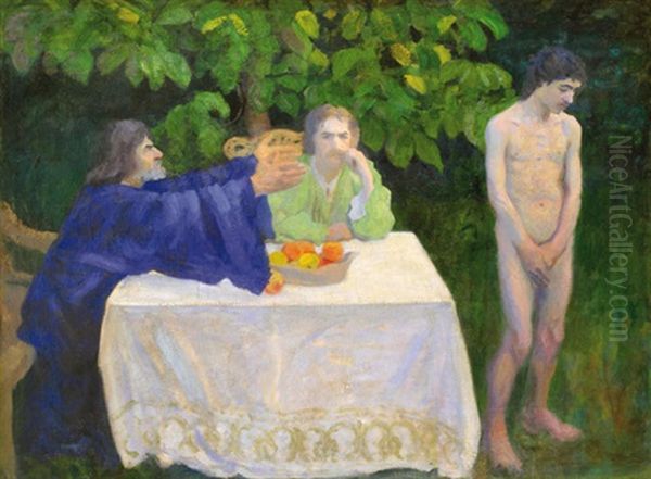 The Extravagant Boy Oil Painting by Karoly Ferenczy