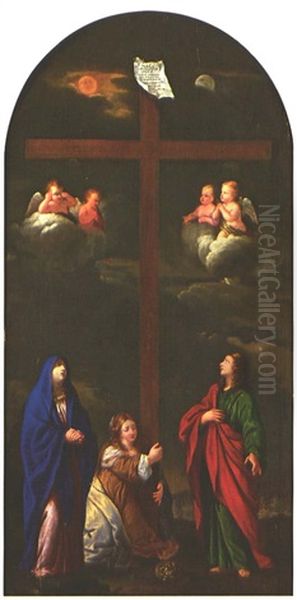 Kreuzigung Oil Painting by Ciro Ferri