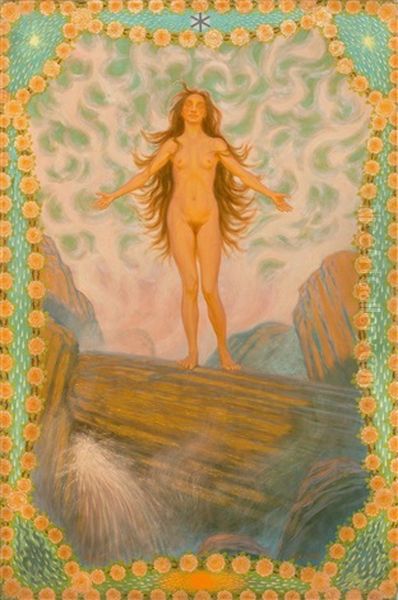 From God Oil Painting by  Fidus