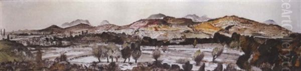 U Loun Oil Painting by Emil Filla