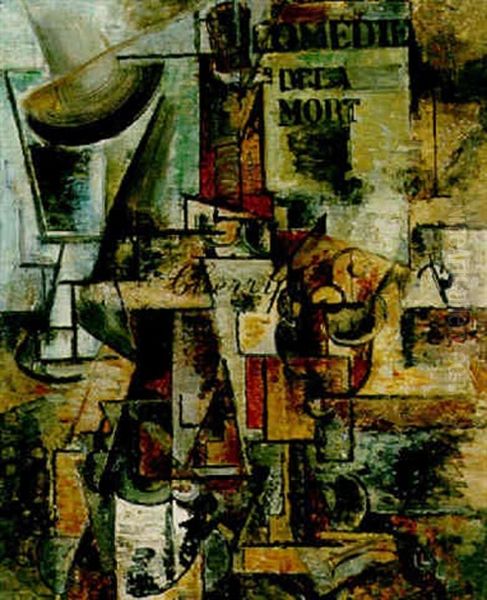 Comedie De La Mort Oil Painting by Emil Filla