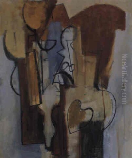 Ohne Titel Oil Painting by Emil Filla