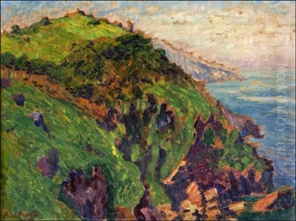 Rannikkomaisema Oil Painting by Alfred William (Willy) Finch
