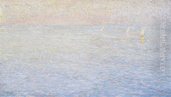 Vue Sur La Mer (maree Basse) Oil Painting by Willy Finch