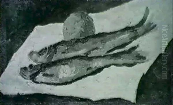 Bucklinge Und Orange Oil Painting by Johannes Fischer