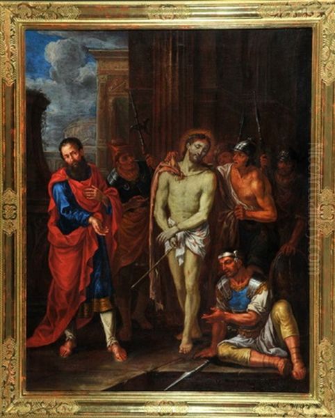 Die Verspottung Christi Oil Painting by Isaak Fisches the Elder