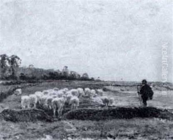 Changing Pastures Oil Painting by Mark Fisher
