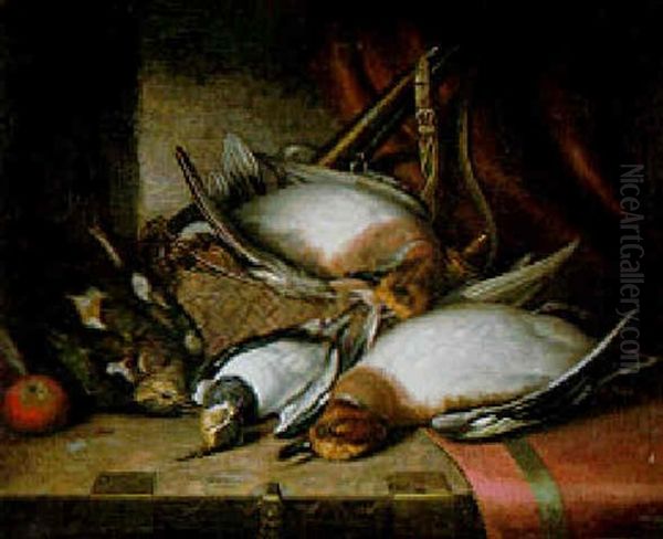 A Bag From The Marshes Oil Painting by John Fitzmarshall