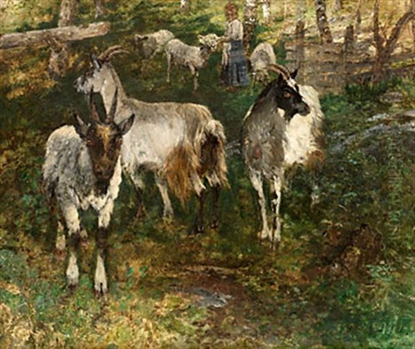 Getter Oil Painting by Victor Forssell