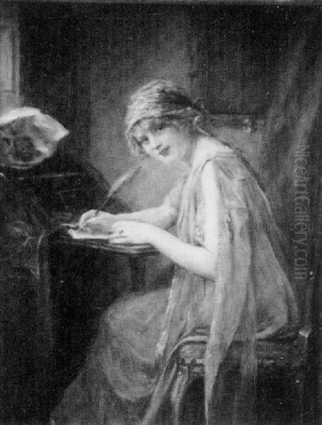 La Reponse Oil Painting by Achille (Georges) Fould