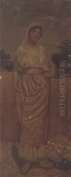 Rebekah Oil Painting by Robert Fowler