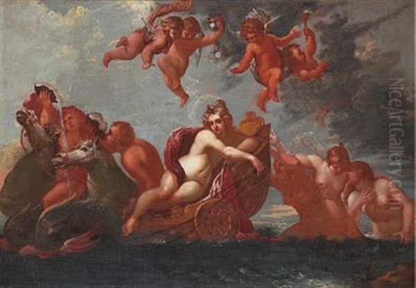 Gallatheas Triumftag Oil Painting by Jean-Honore Fragonard