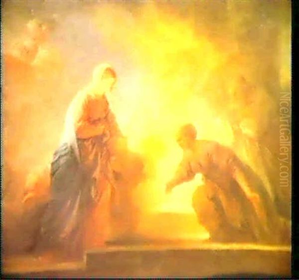 La Visitation De La Vierge Oil Painting by Jean-Honore Fragonard