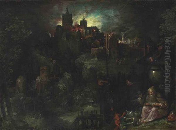 The Temptation Of Saint Anthony by Frans Francken III
