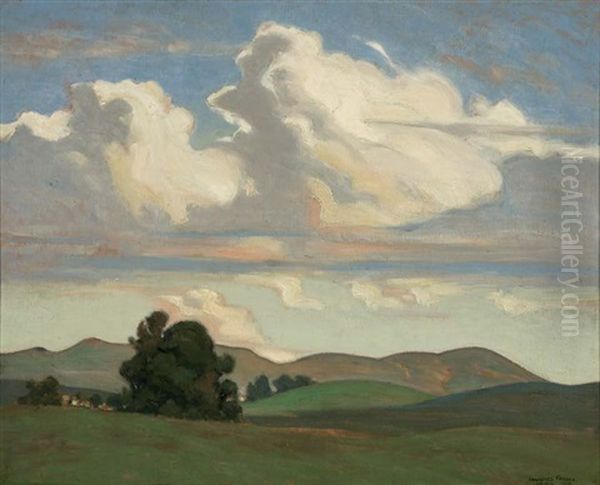 Vallejo Hills Oil Painting by Douglass Fraser