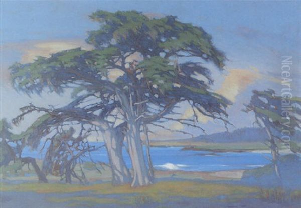 Carmel Oil Painting by Douglass Fraser