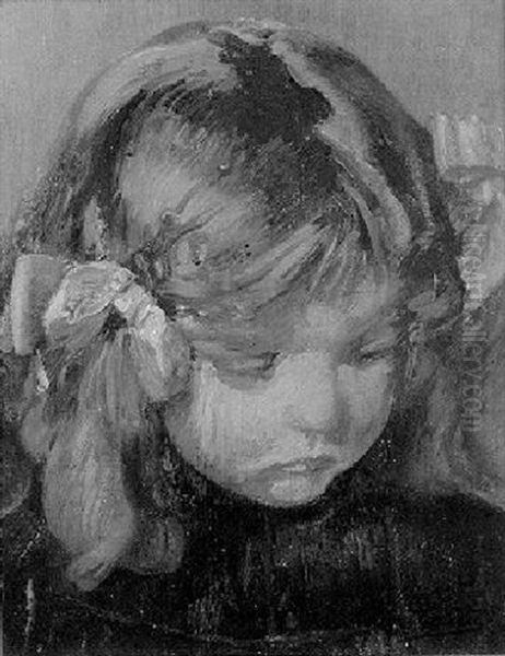 Gabrielle Frederic Oil Painting by Leon Frederic