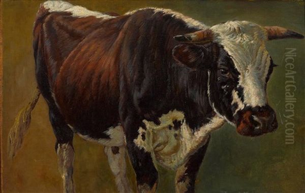 Stier Oil Painting by Wilhelm Friedrich Frey